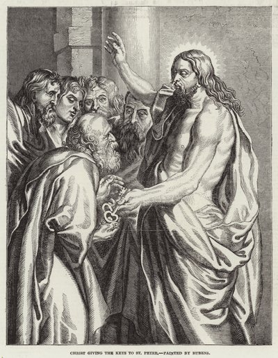 Christ Giving the Keys to St Peter by Peter Paul Rubens